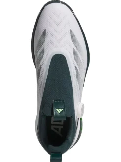 adidas Adizero ZG BOA Spikeless Golf Shoes - Ftwr White/Aurora Ivy/Lime Burst