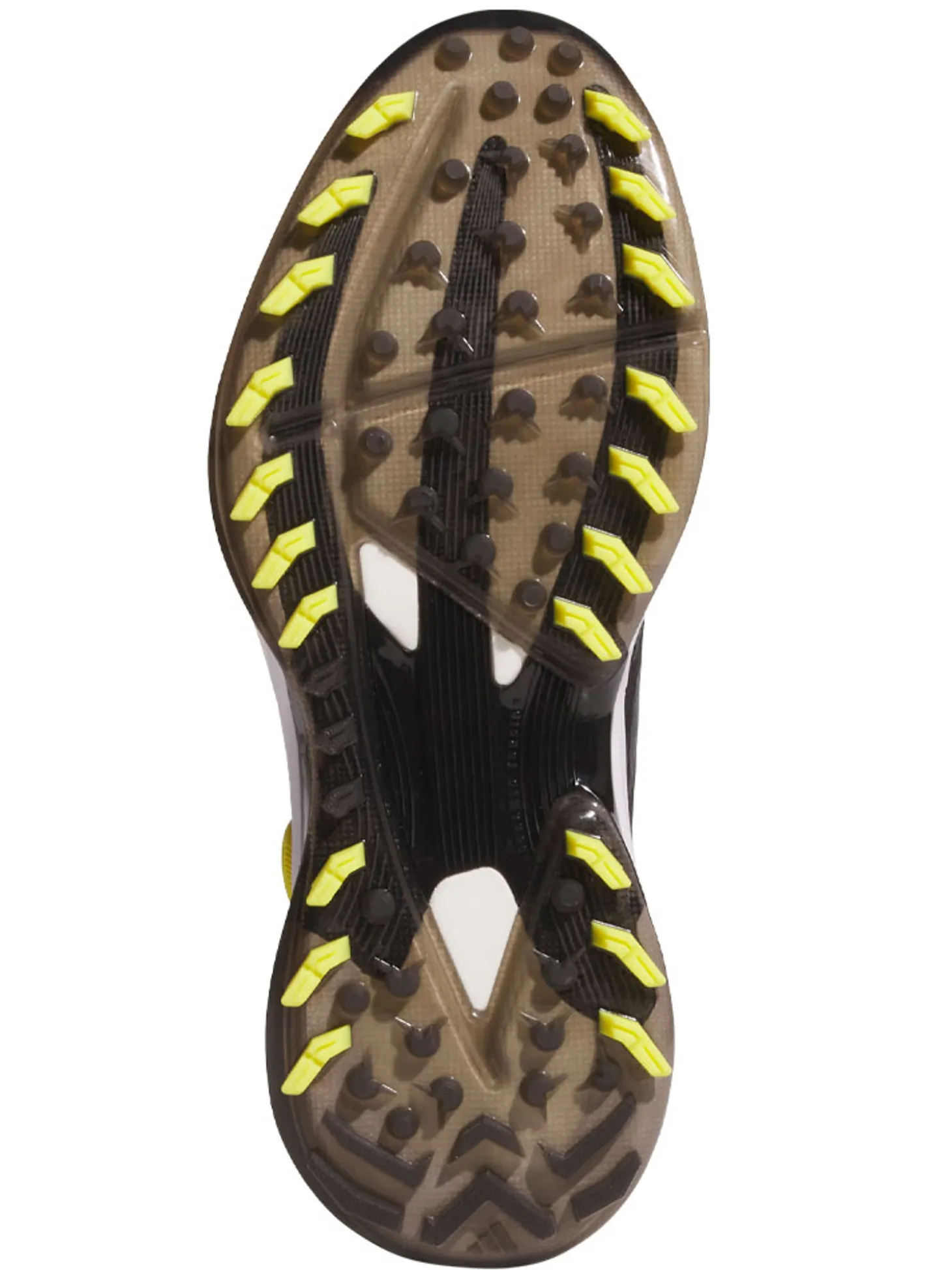 adidas Adizero ZG BOA Spikeless Golf Shoes - Core Black/Silver Met./Pure Sulfur