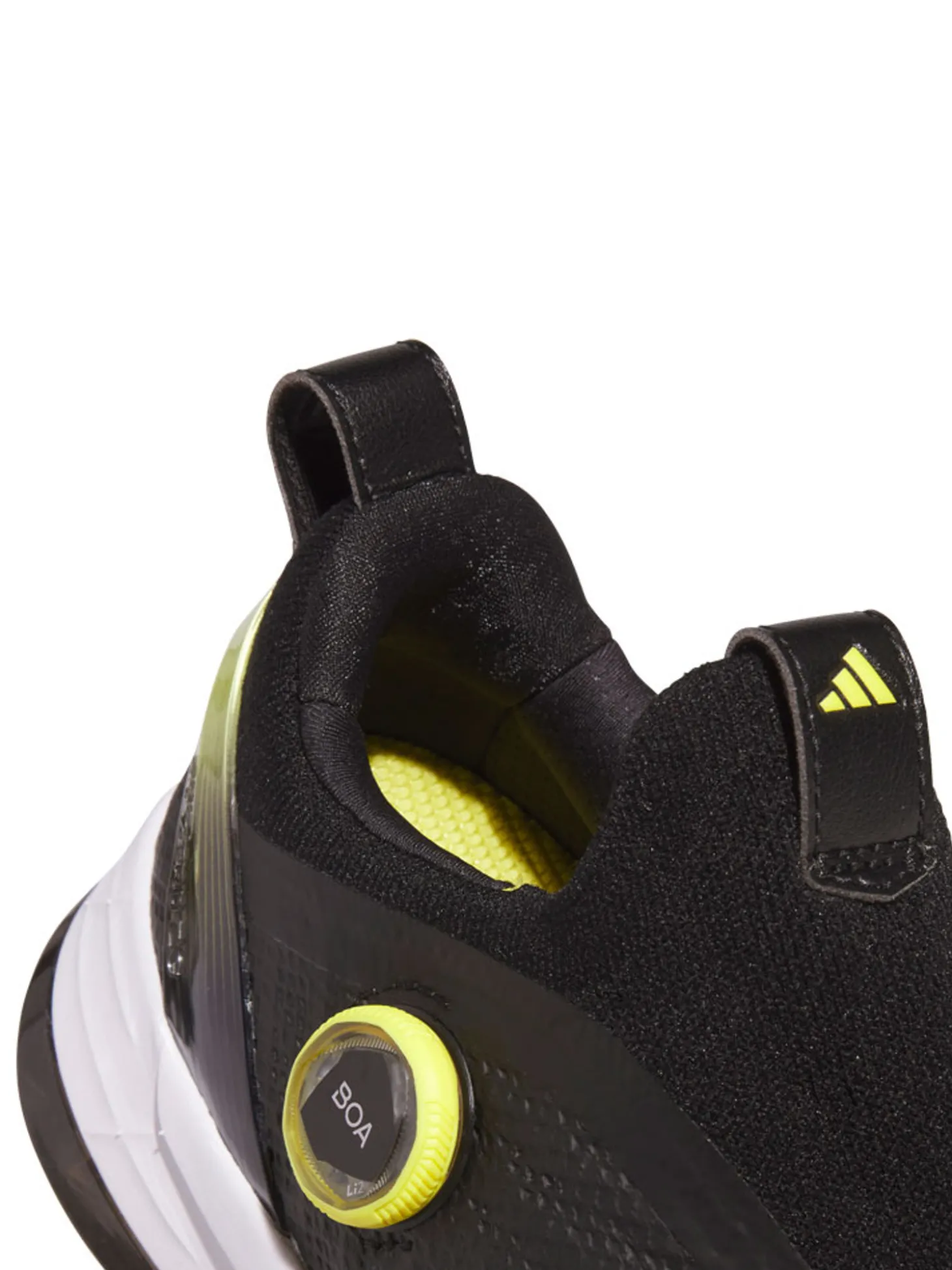 adidas Adizero ZG BOA Spikeless Golf Shoes - Core Black/Silver Met./Pure Sulfur