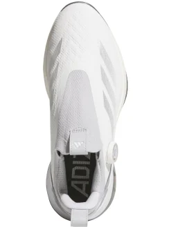 adidas Adizero ZG BOA Spikeless Golf Shoes - Ftwr White/Silver Met./Solid Grey