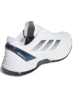 adidas Adizero ZG Spikeless Golf Shoes - Ftwr White/Collegiate Navy/Zero Met.