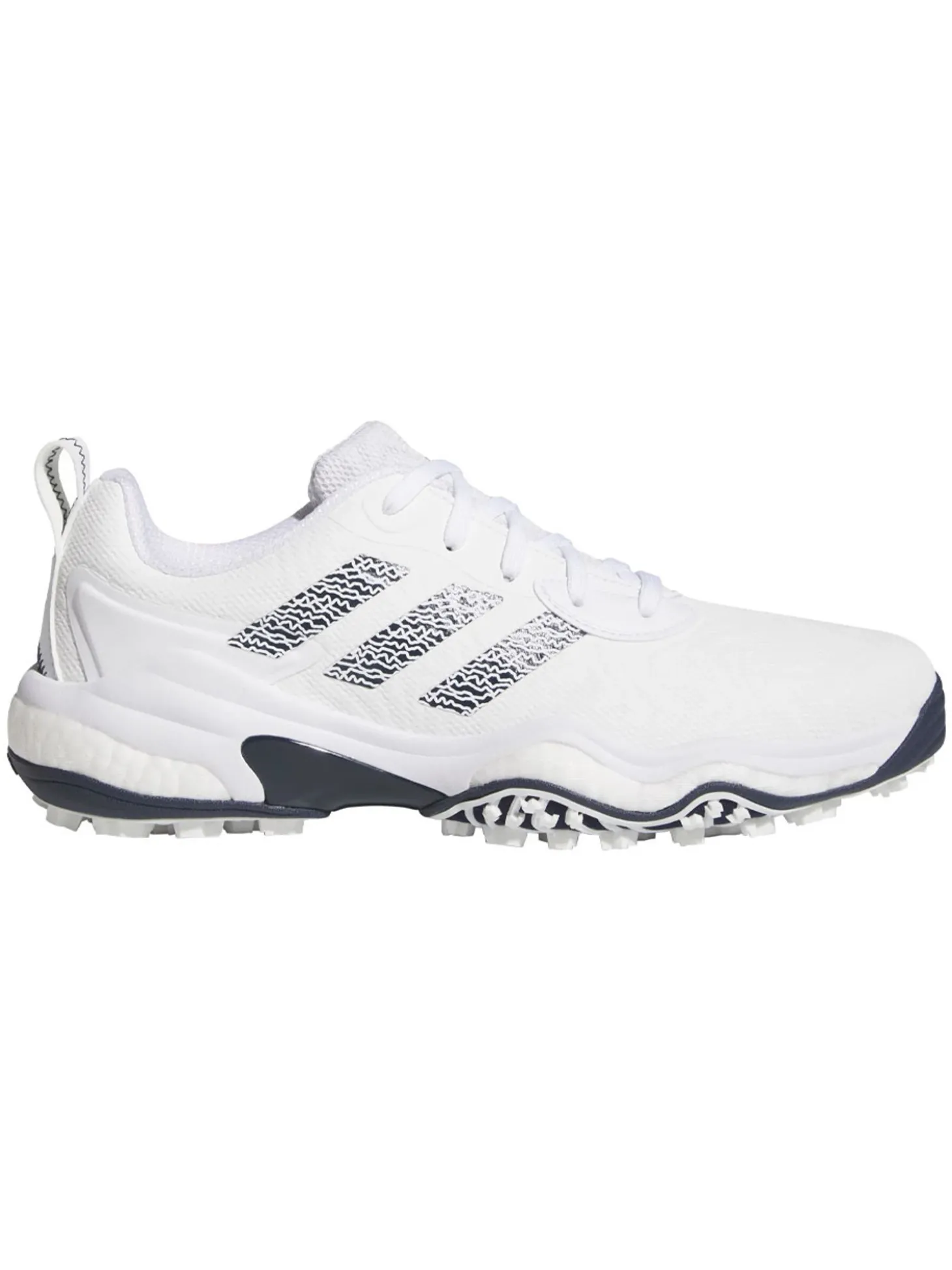 adidas Codechaos 25 Spikeless Golf Shoes - Ftwr White/Collegiate Navy/Ftwr White