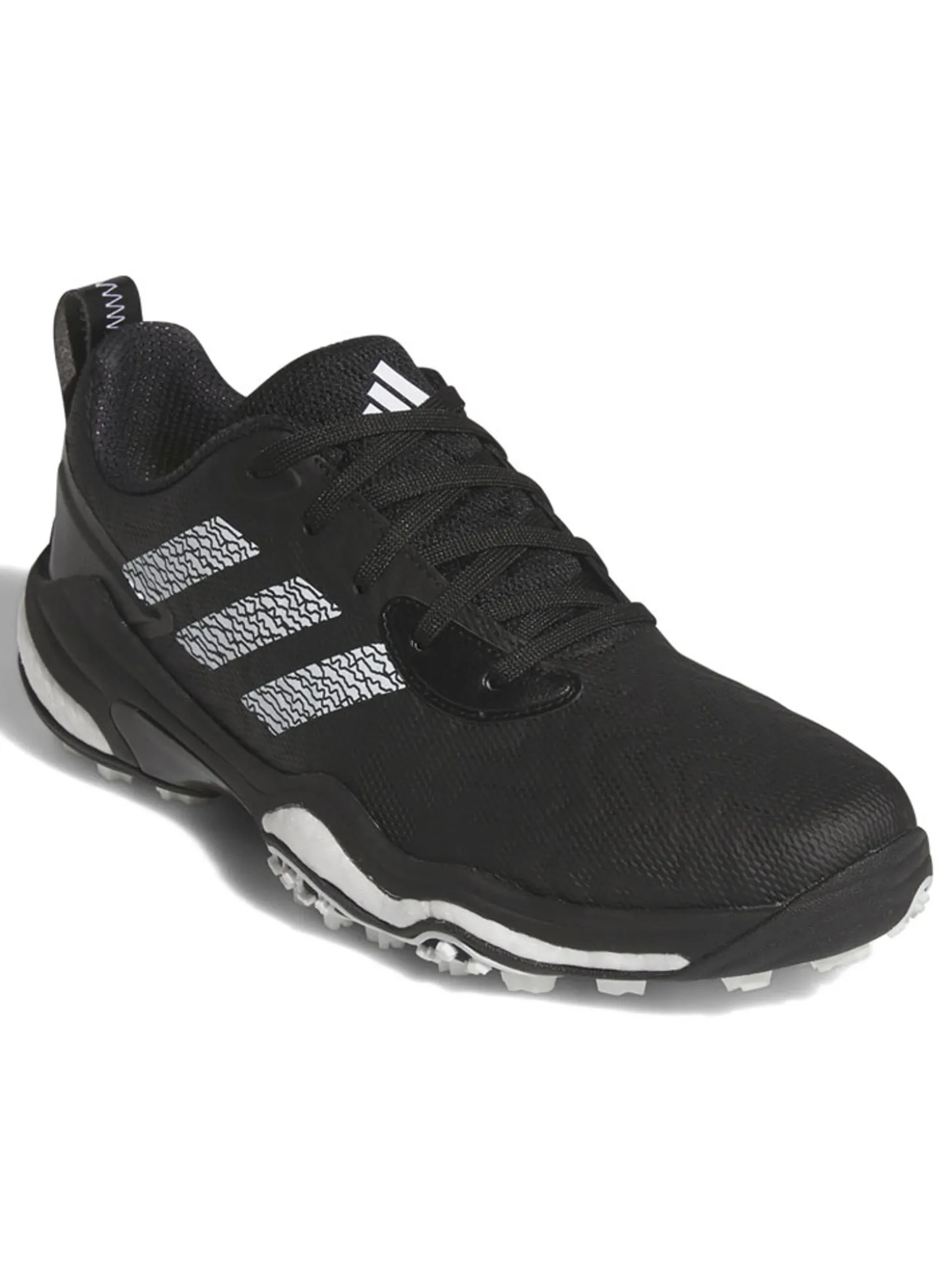 adidas Codechaos 25 Spikeless Golf Shoes - Core Black/Ftwr White/Lucid Lemon