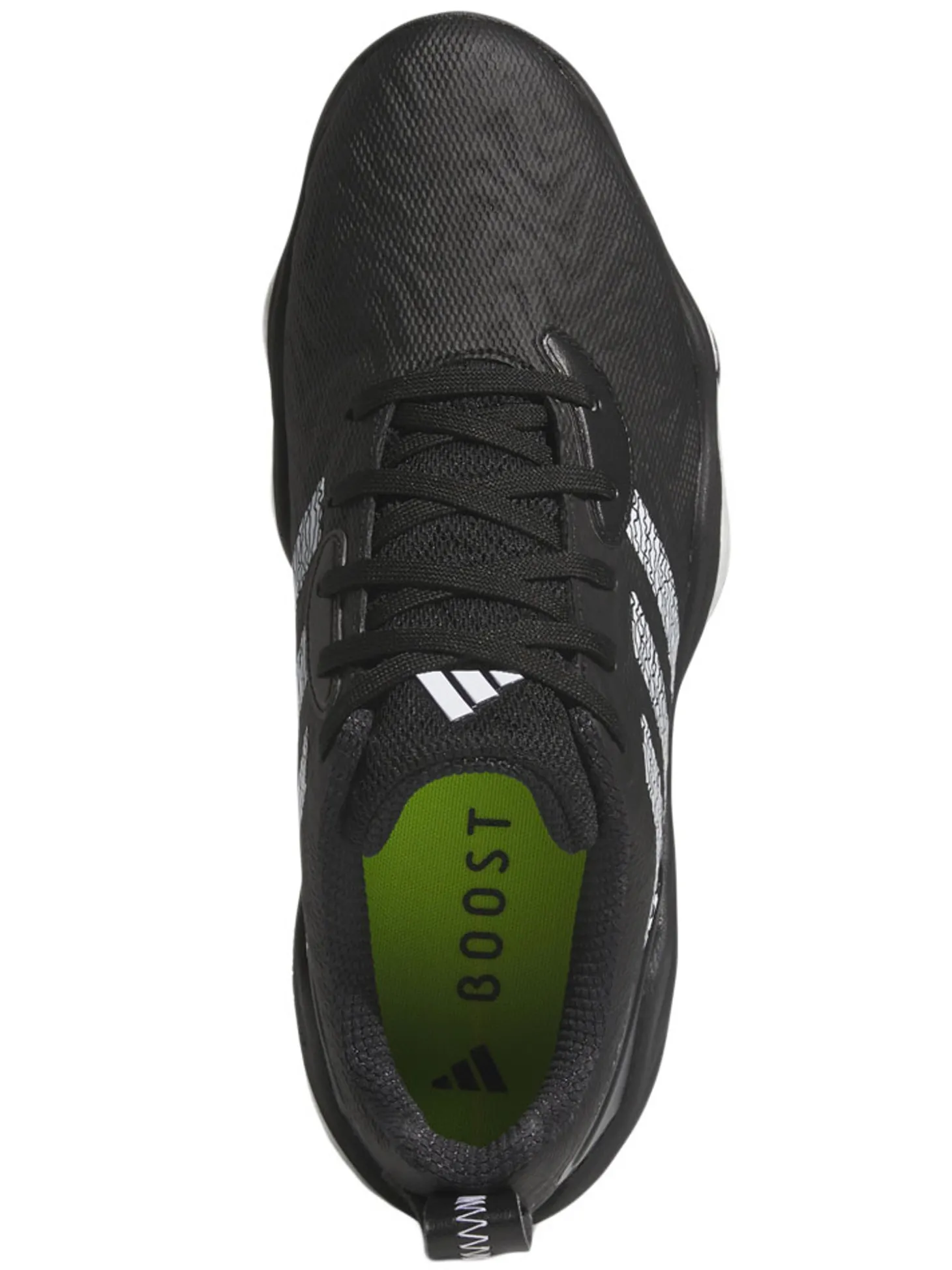 adidas Codechaos 25 Spikeless Golf Shoes - Core Black/Ftwr White/Lucid Lemon