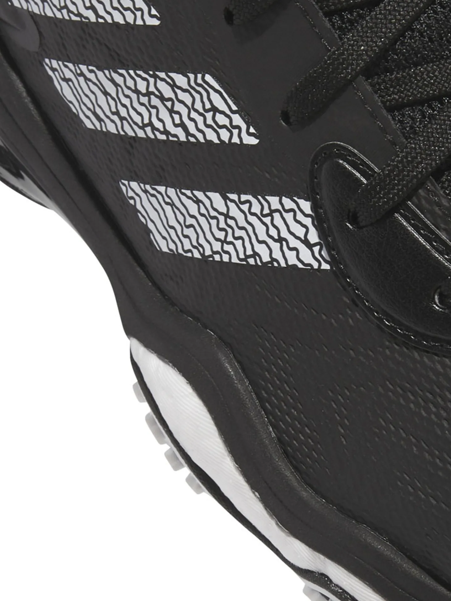 adidas Codechaos 25 Spikeless Golf Shoes - Core Black/Ftwr White/Lucid Lemon