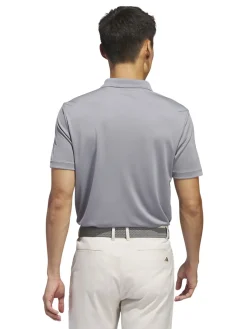 adidas Core Performance PrimeGreen Polo Shirt - Grey Three