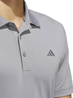adidas Core Performance PrimeGreen Polo Shirt - Grey Three