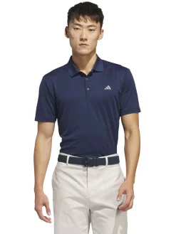 adidas Core Performance PrimeGreen Polo Shirt - Collegiate Navy