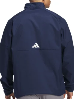 adidas Core Provisional Full-Zip Rain Jacket - Collegiate Navy