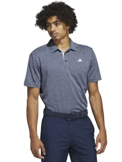 adidas Drive Heather Polo Shirt - Collegiate Navy Mel.
