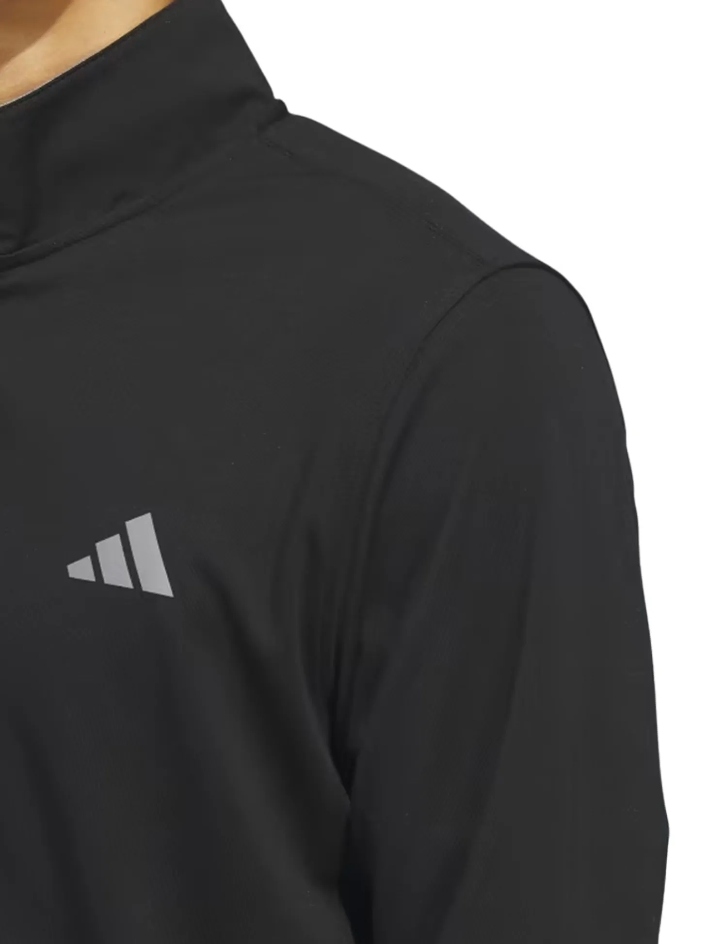 adidas Elevated 1/4-Zip Pullover - Black
