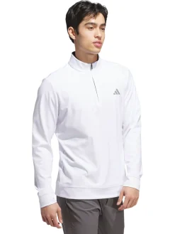 adidas Golf Ultimate365 Classic Quarter-Zip - White