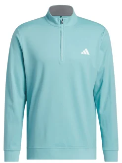 adidas Golf Ultimate365 Classic Quarter-Zip - Mint Tone