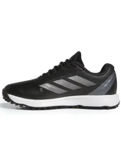 adidas Juniors Adizero ZG Spikeless Golf Shoes - Core Black/Silver Met.