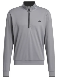 adidas Lightweight Half-Zip Pullover - Grey Three
