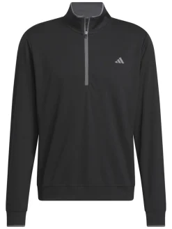 adidas Lightweight Half-Zip Pullover - Black