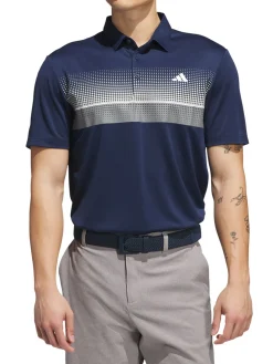 adidas Performance Allover Print Polo Shirt - Collegiate Navy