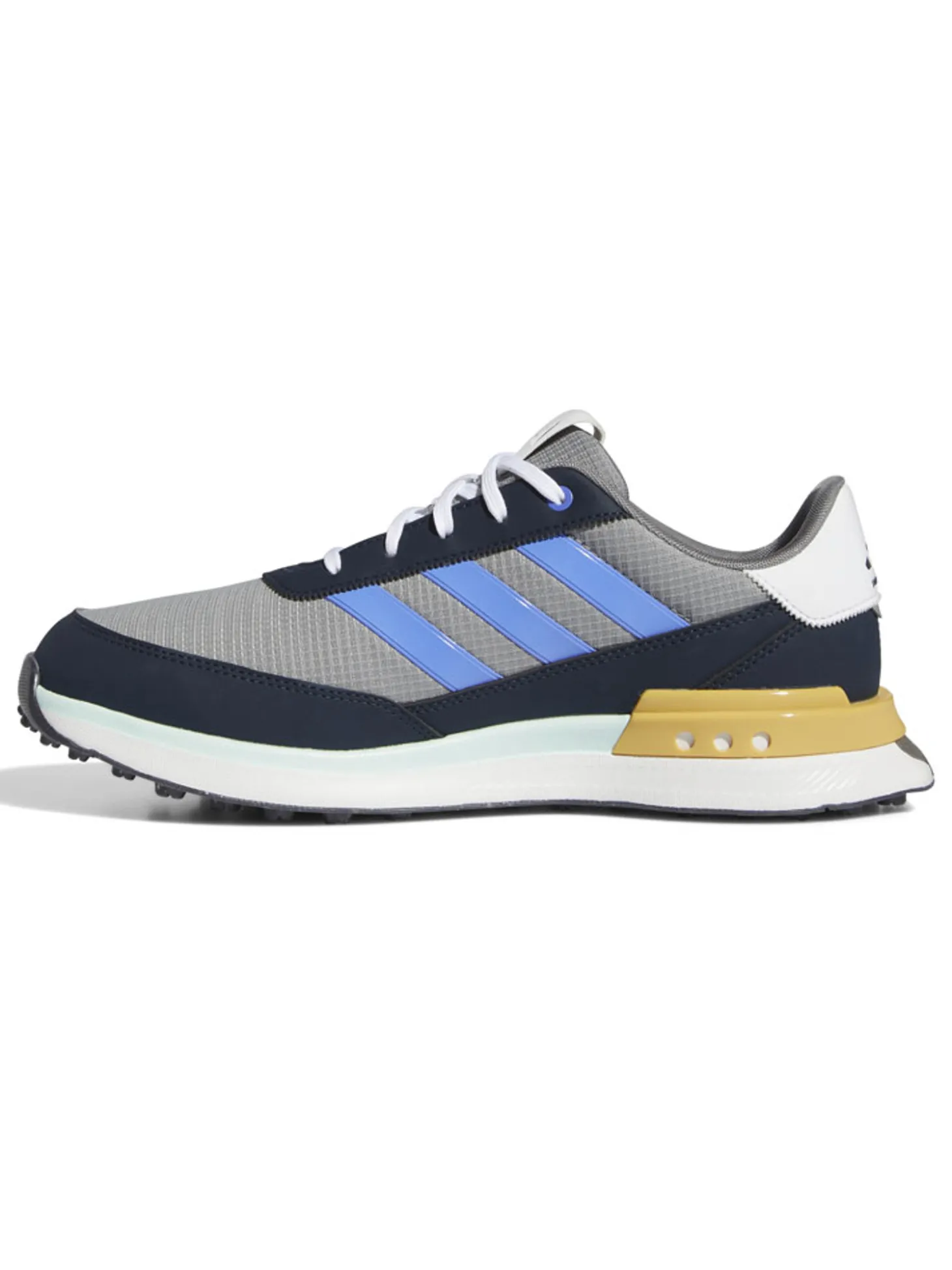 adidas S2G Spikeless 24 Golf Shoes (Wide Fit) - Grey/Cobalt Blue/Aurora Ink