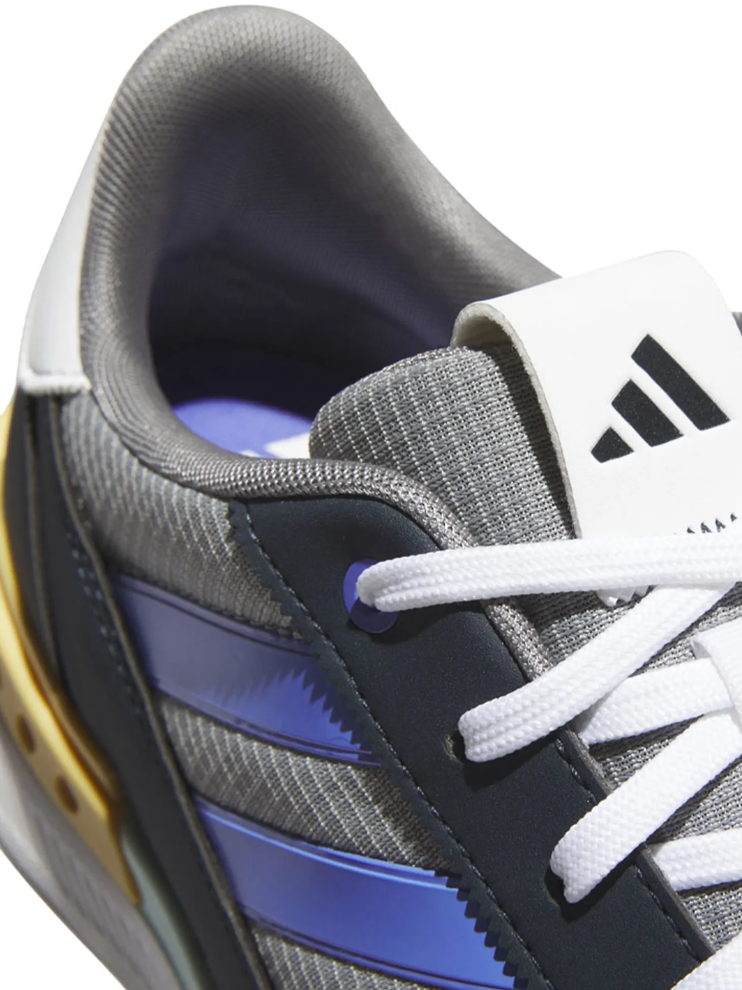 adidas S2G Spikeless 24 Golf Shoes (Wide Fit) - Grey/Cobalt Blue/Aurora Ink