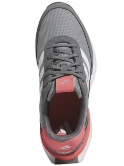 adidas S2G Spikeless 24 Golf Shoes (Wide Fit) - Grey Three/Ftwr White/Scarlet