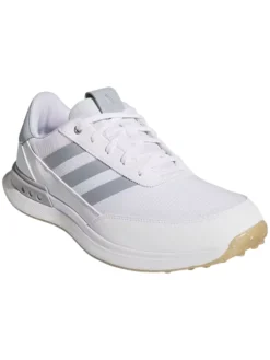 adidas S2G Wide Spikeless Golf Shoes - Ftwr White/Halo Silver/Gum4