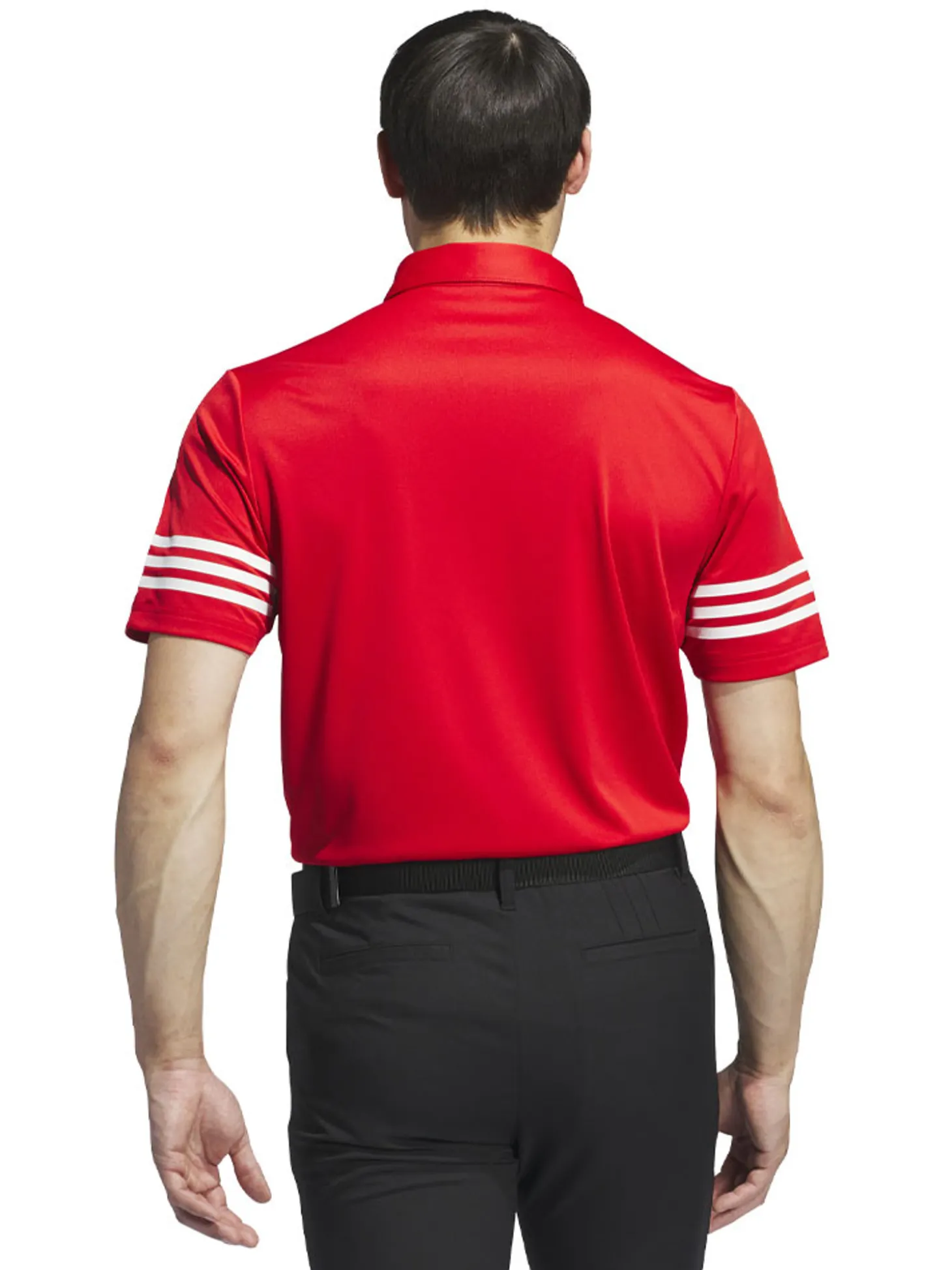 adidas 3-Stripes Polo Shirt - Better Scarlet