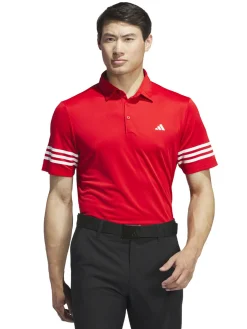 adidas 3-Stripes Polo Shirt - Better Scarlet