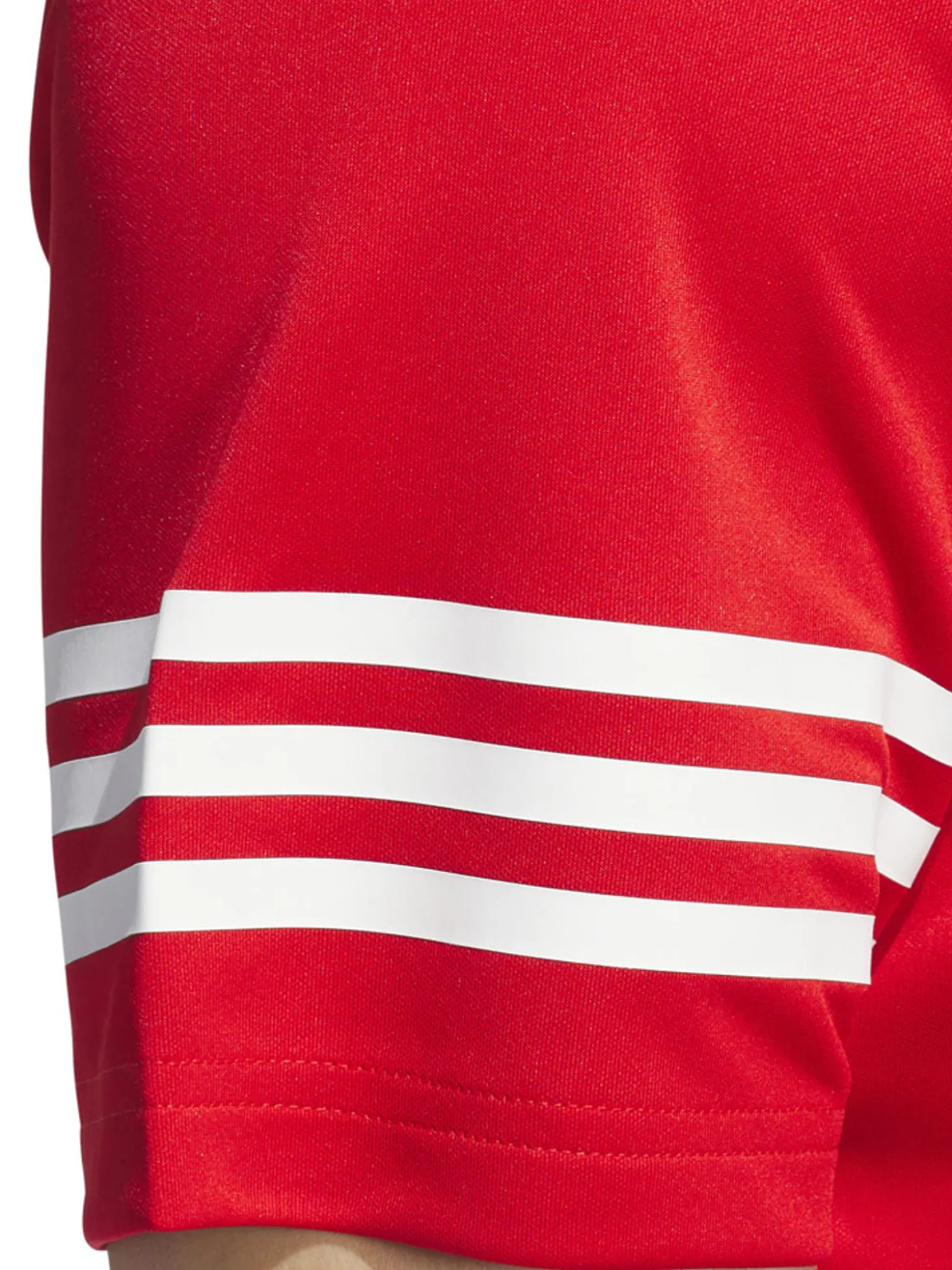 adidas 3-Stripes Polo Shirt - Better Scarlet