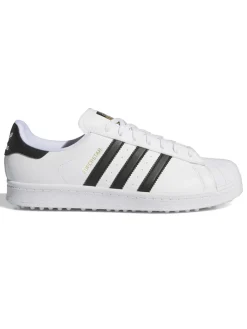 adidas Superstar Golf Spikeless Shoes - Ftwr White/Core Black/Gold Met.