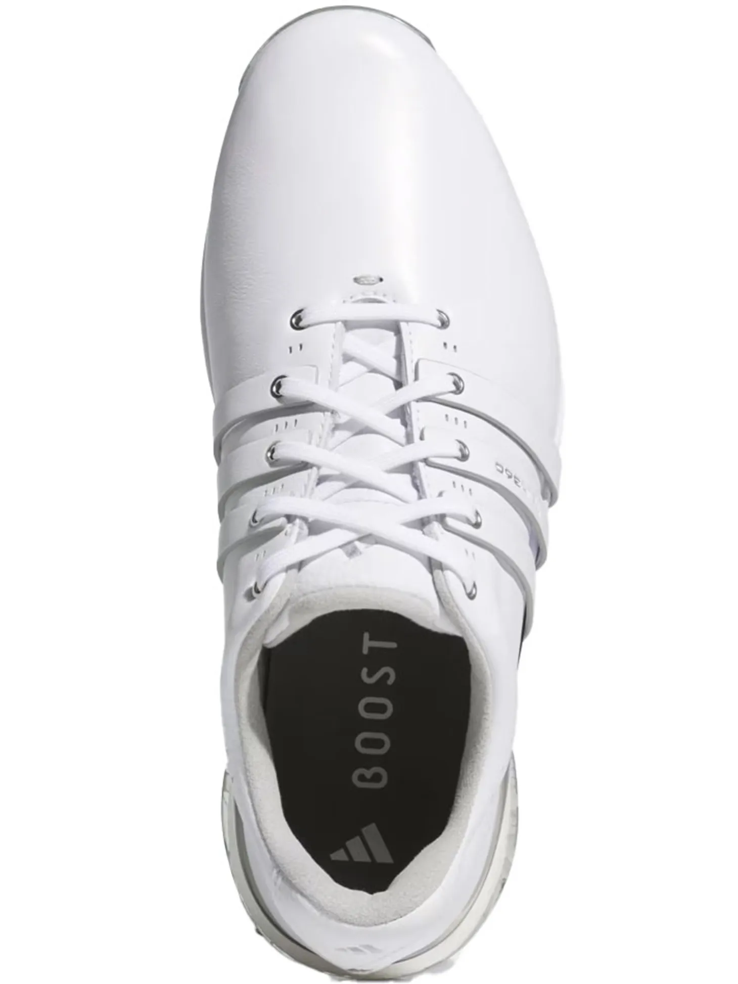 adidas Tour360 25 Wide Spikeless Golf Shoes - Ftwr White/Ftwr White/Silver Met.