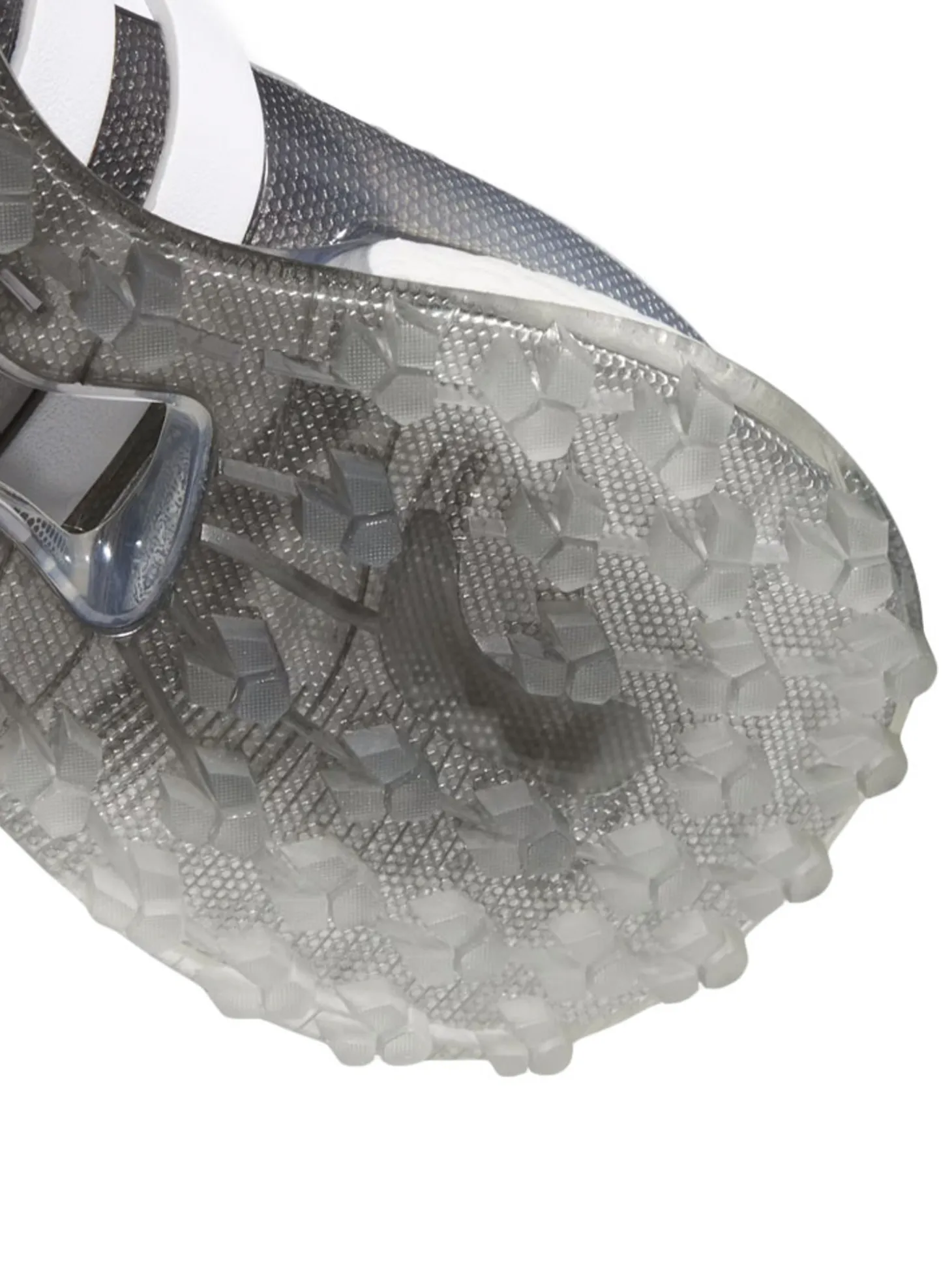 adidas Tour360 25 Wide Spikeless Golf Shoes - Ftwr White/Ftwr White/Silver Met.