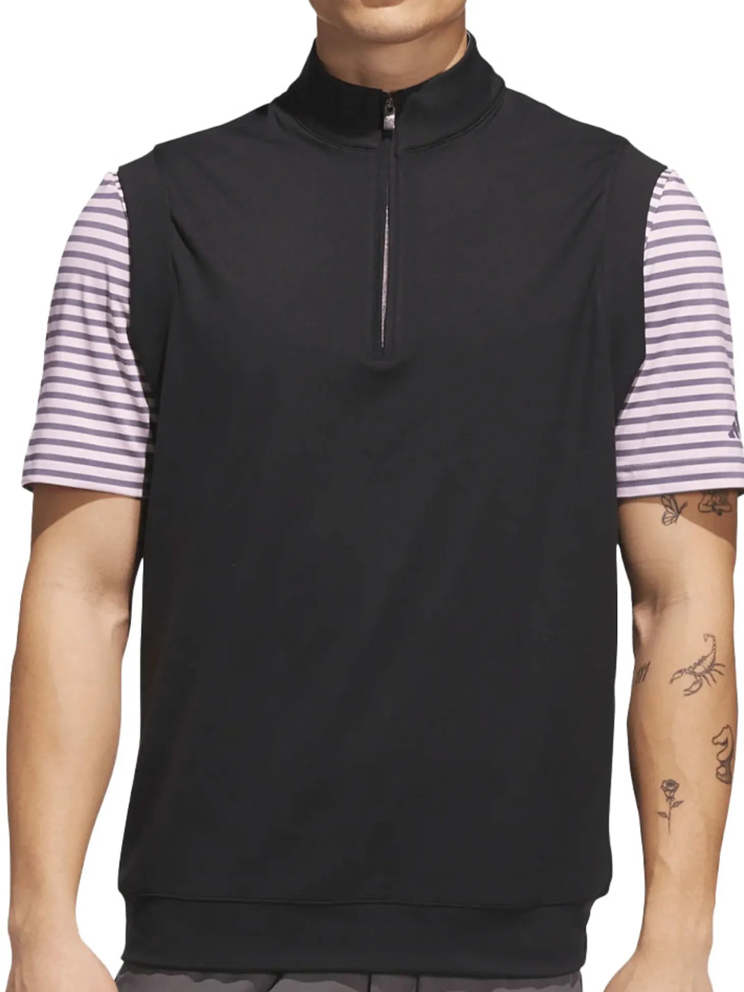 adidas Ultimate365 Classic Quarter-Zip Vest - Black