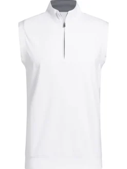 adidas Ultimate365 Classic Quarter-Zip Vest - White
