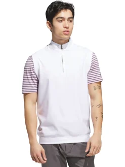 adidas Ultimate365 Classic Quarter-Zip Vest - White