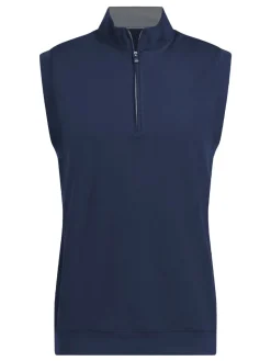adidas Ultimate365 Classic Quarter-Zip Vest - Collegiate Navy