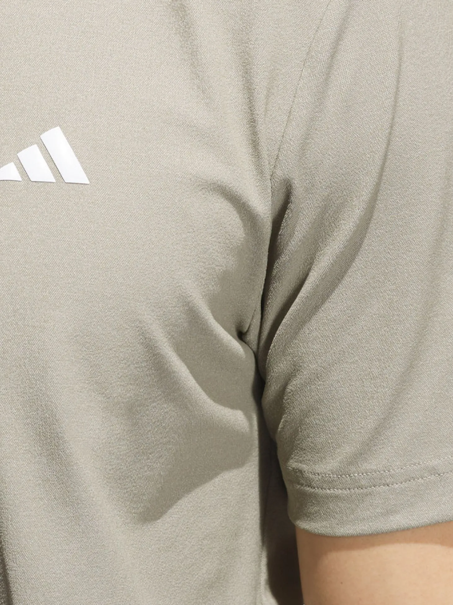 adidas Ultimate365 Tour Twistknit Pique Polo Shirt - Putty Beige