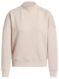 adidas Womens Beyond Spacer Mock Layer Sweatshirt - Wonder Taupe