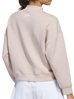 adidas Womens Beyond Spacer Mock Layer Sweatshirt - Wonder Taupe