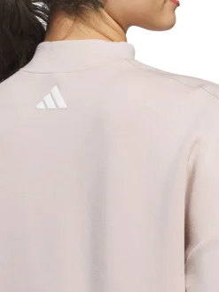 adidas Womens Beyond Spacer Mock Layer Sweatshirt - Wonder Taupe