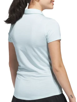 adidas Womens Ottoman Short Sleeve Polo Shirt - Semi Flash Aqua