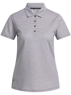 adidas Womens Ottoman Short Sleeve Polo Shirt - Black