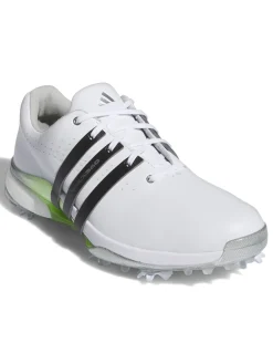 adidas Women's Tour360 24 Boost Golf Shoes - Ftwr White/Core Black/Green Spark