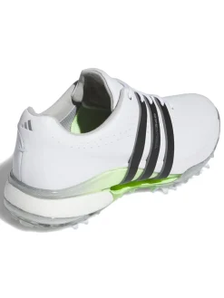 adidas Women's Tour360 24 Boost Golf Shoes - Ftwr White/Core Black/Green Spark