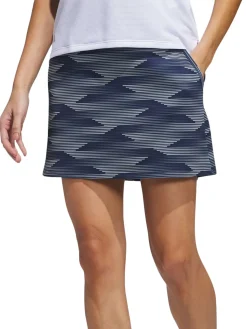 adidas Womens Ultimate365 Printed 16-Inch Skort - Collegiate Navy
