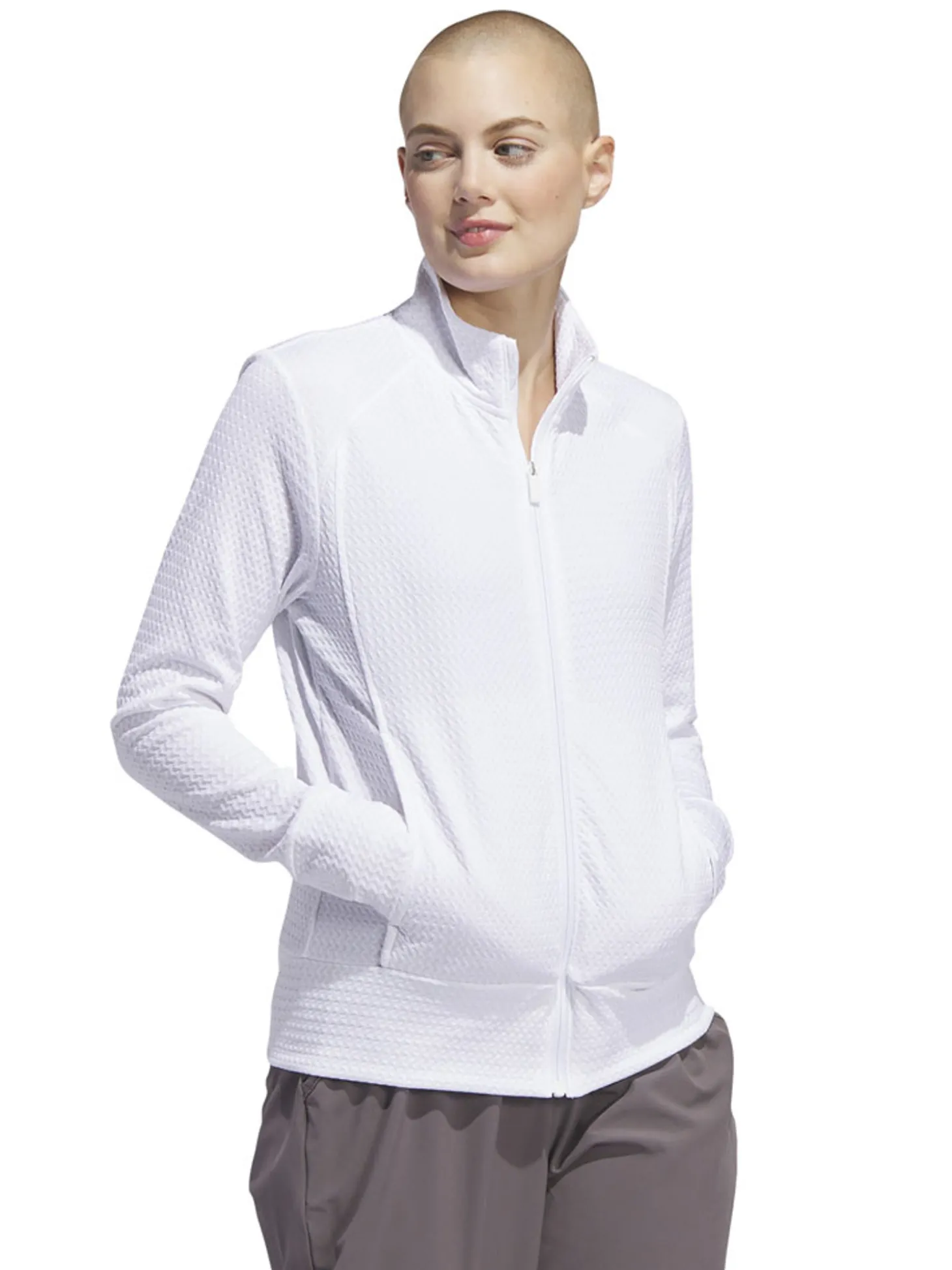adidas Womens Ultimate365 Texture Jacket - White