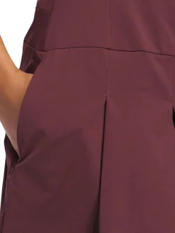 adidas Womens Ultimate365 Tour Twistknit Pleated Dress - Aurora Ruby