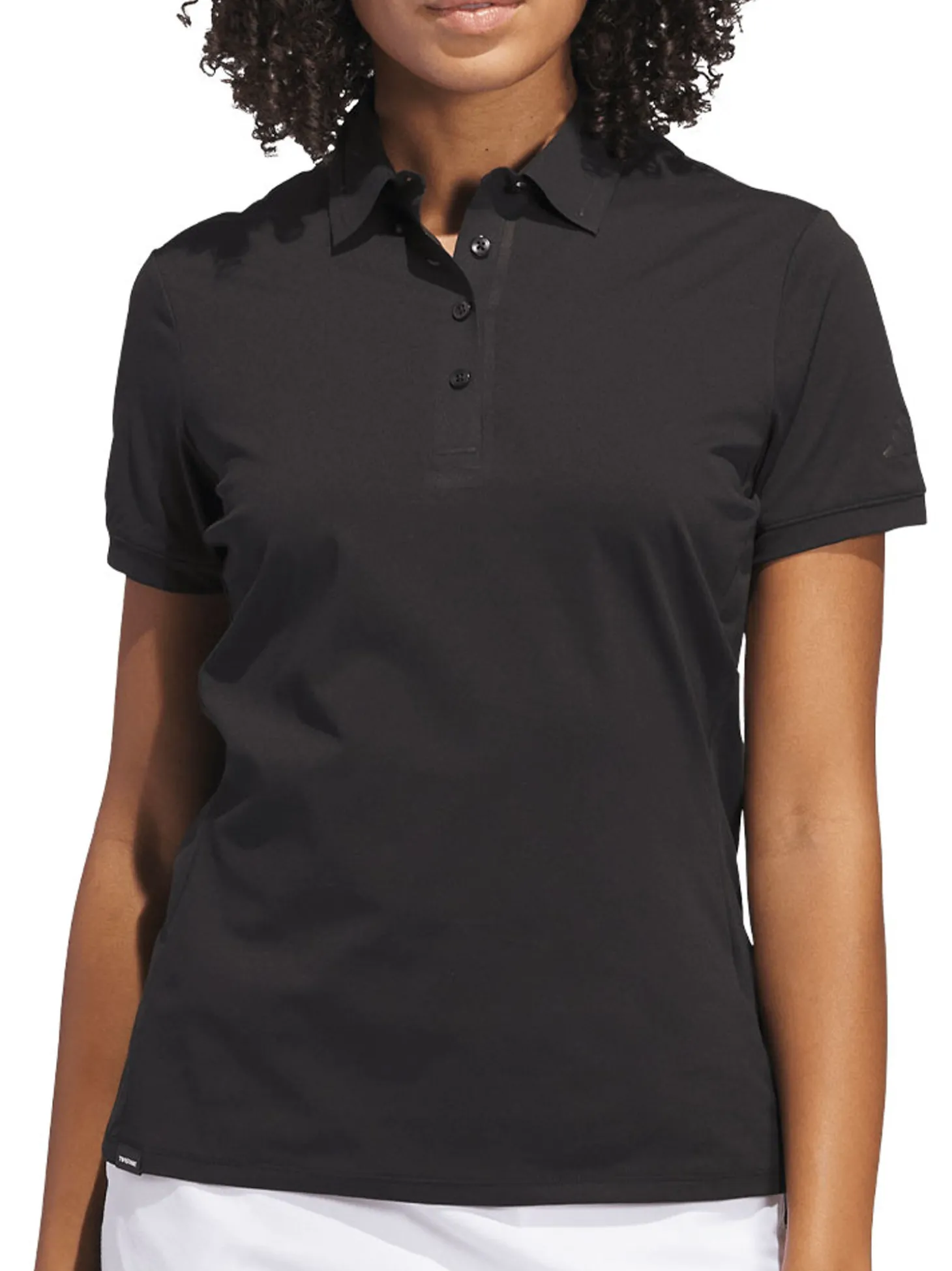 adidas Womens Ultimate365 Tour Twistknit Polo Shirt - Black