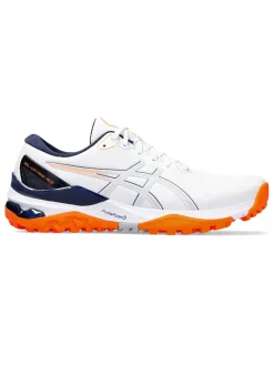 Asics Gel Kayano Ace 2 Golf Shoes - White/Orange