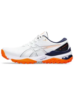 Asics Gel Kayano Ace 2 Golf Shoes - White/Orange