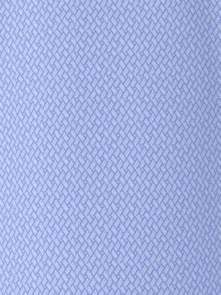 Ben Hogan 2 Tone Micro Geo Jacquard Polo - Cornflower Blue